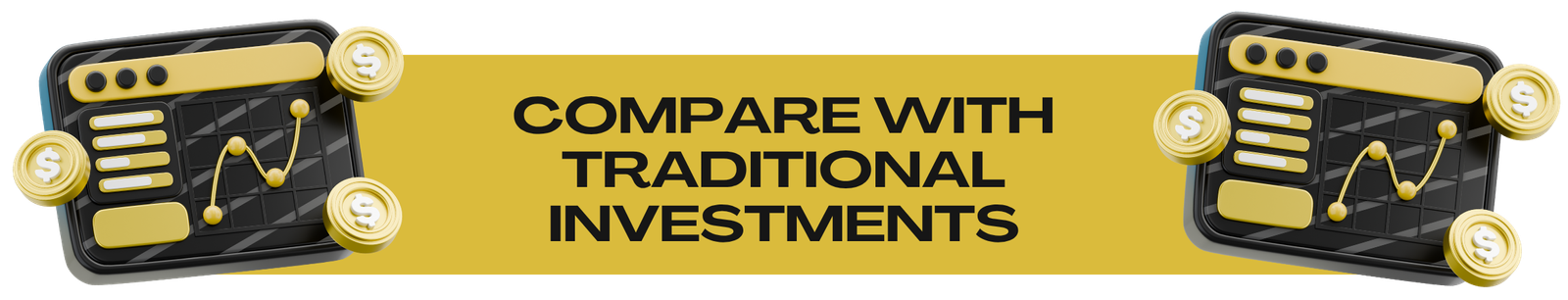Compare traditional investments with modern financial strategies using performance dashboards and analytics