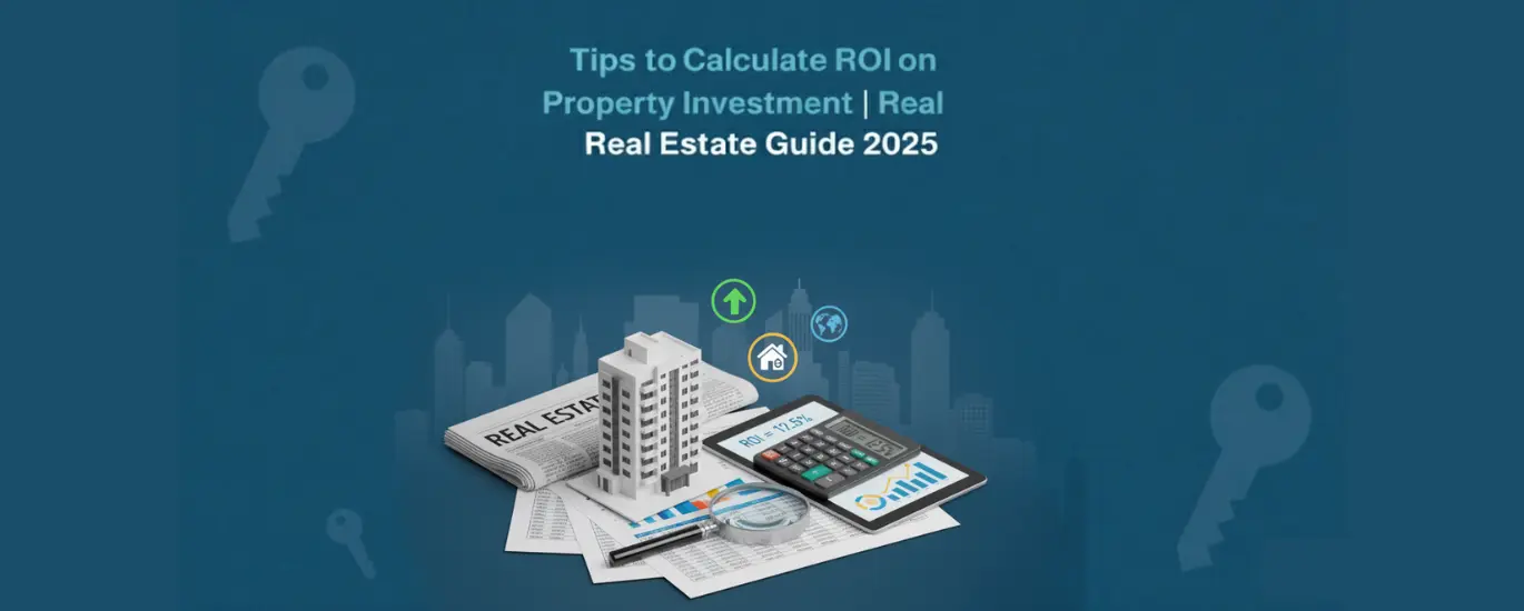 ROI on property investment, ROI real estate India, property investment ROI calculator, ROI on rental property, calculate ROI property India
